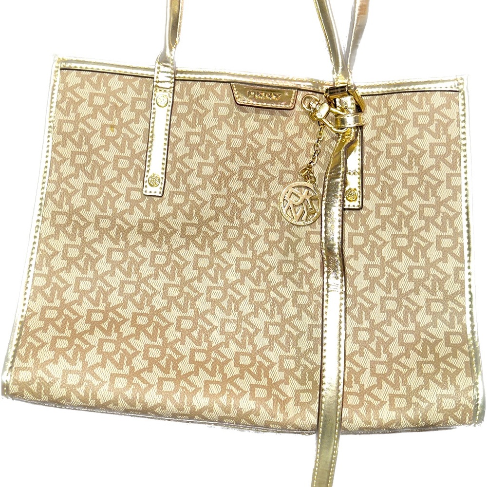 DKNY Golden Leather Handbag